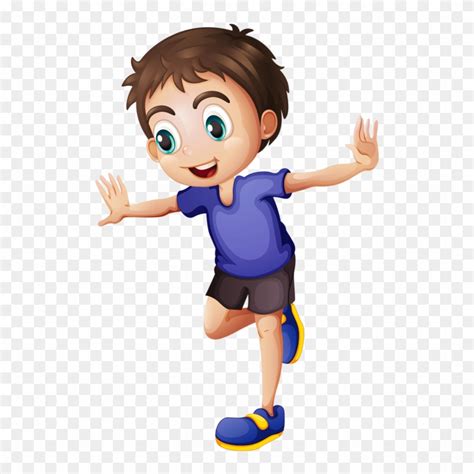 Child Hopping On One Foot Clipart - Hop On One Foot Clipart - Free Transparent PNG Clipart ...