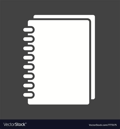 Spiral Notebook Royalty Free Vector Image - VectorStock