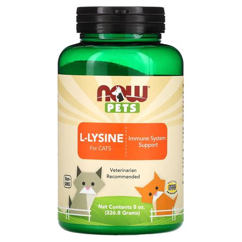 NOW Foods, Pets, L-Lysine for Cats, 8 oz (226.8 g)