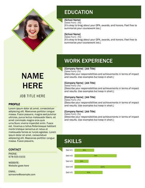 55 Free Modern Resume / CV Templates - Minimalist, Simple & Clean Design