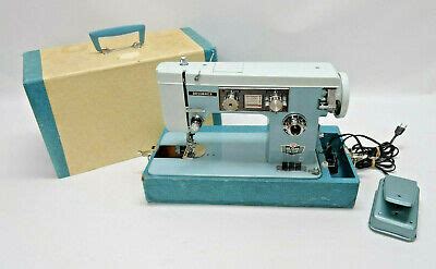 VINTAGE DRESSMAKER DELUXE ZIG-ZAG SWA-2000 SEWING MACHINE W/CASE~PARTS, REPAIR | eBay