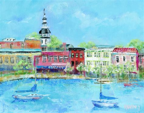 Annapolis Spring : Fine Art Giclee Annapolis Print From | Etsy