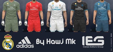 PES 2017 Real Madrid 2017-18 Kit Pack By Hawj_Mk - Pes-Moder