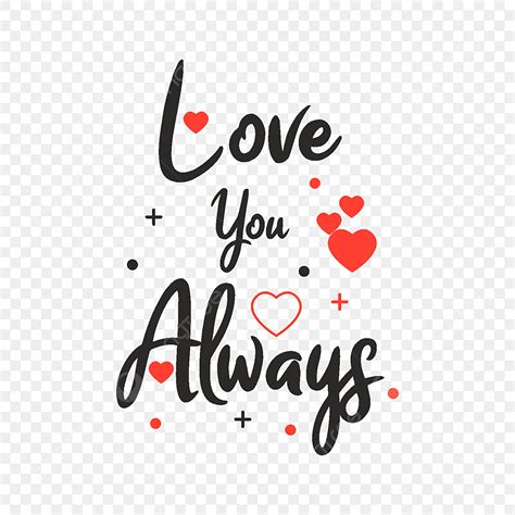 Love You Vector Design Images, Love You Always Craft Vector Design Template, Heart, Love ...