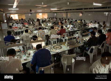 Workers in a diamond cutting workshop in Surat City, Gujarat. India. (45 Stock Photo - Alamy