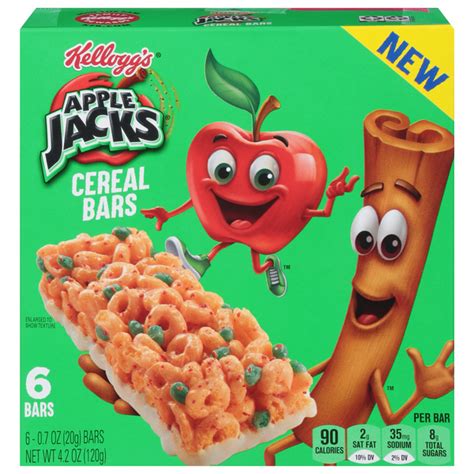 Save on Kellogg's Apple Jacks Cereal Bars - 6 ct Order Online Delivery | Giant