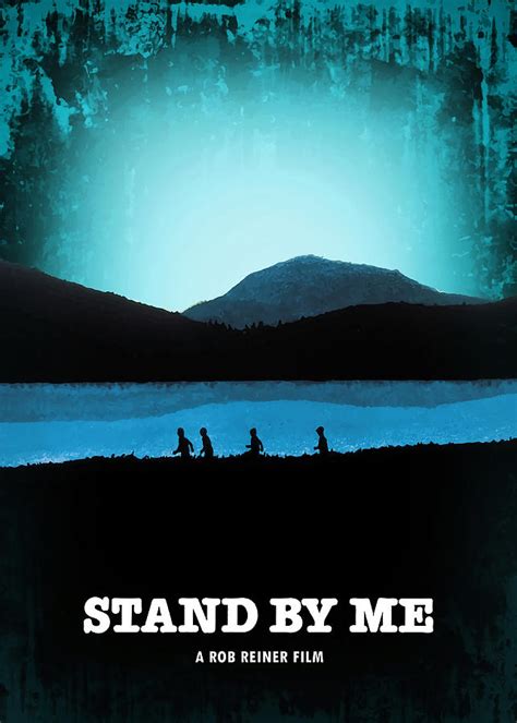 Stand By Me Poster red cool Painting by Mark Bennett | Pixels