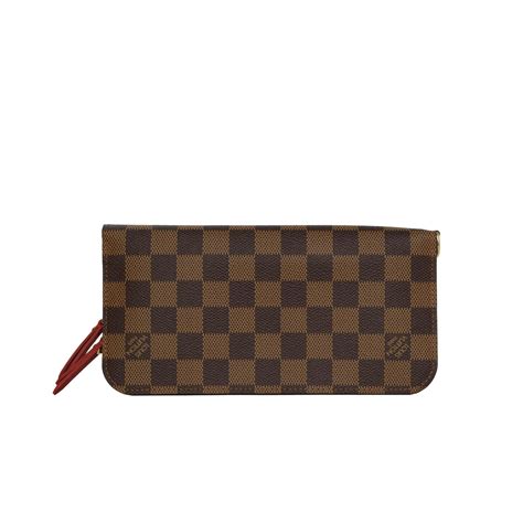 Louis Vuitton Damier Insolite Snap Wallet With Red Interior at 1stdibs