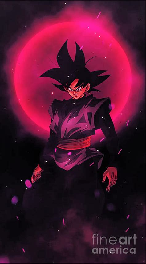 Goku Black Rose Digital Art by Anime WonderWorld - Fine Art America