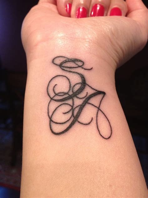 19 Awesome Initials Wrist Tattoos