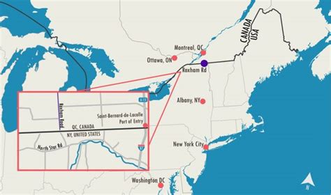 How a small rural road in Quebec became a focal point for asylum seekers crossing into Canada ...