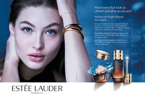 Grace Elizabeth Estee Lauder Night Eye Repair Campaign