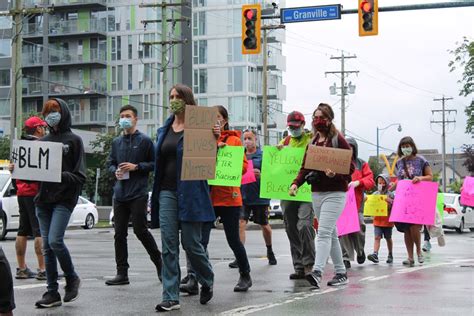 Photos: Anti-racism protesters march through Richmond city centre ...