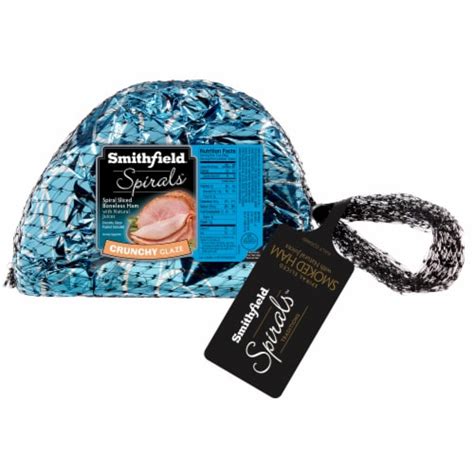 Smithfield® Spirals™ Spiral Sliced Boneless Ham with Crunchy Glaze, 1 ...