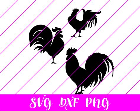 Rooster Decals Svg