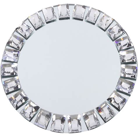 Koyal Wholesale Mirror Charger Plates, Bulk Set of 4, Silver Mirrored ...