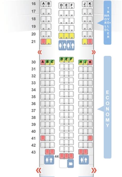 New 787-9 Seat Map