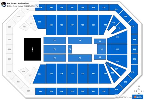 Dickies Arena Seating Charts for Concerts - RateYourSeats.com