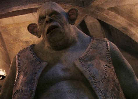 Quirinus Quirrell's first mountain troll - Harry Potter Wiki