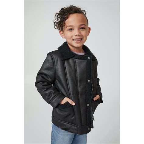 59% off on Boys Biker Sherpa Jacket | OneDayOnly