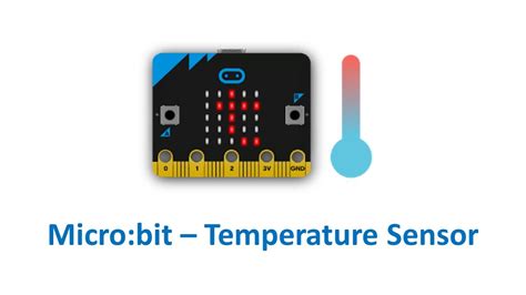 Microbit - Temperature Sensor - YouTube