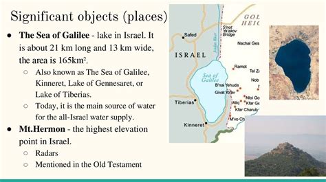 The Golan Heights Conflict - online presentation