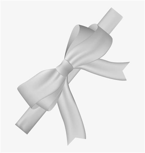 Pin White Ribbon Bow Clipart - White Bow Transparent Background - Free Transparent PNG Download ...