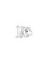 Tyrunt Pokemon coloring pages sketch template
