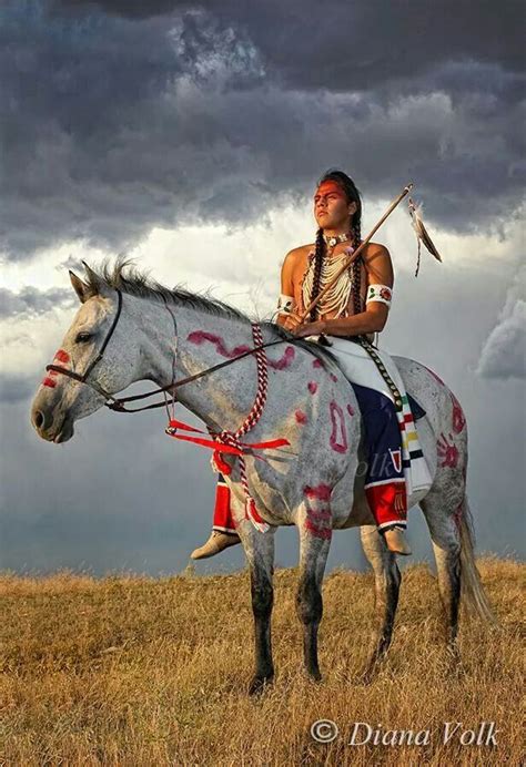 Red Indian and his steed | Native american horses, Native american ...