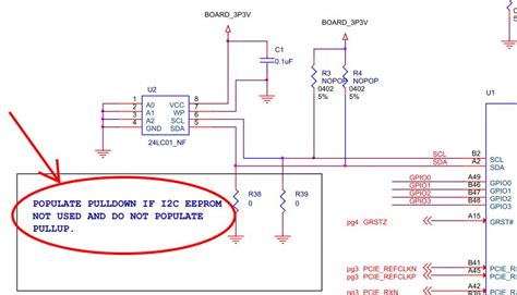 ☑ I2c Pullup Resistors