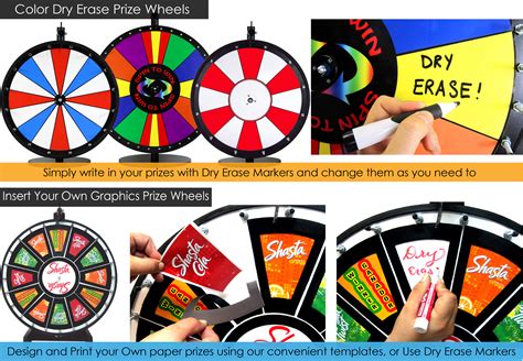 White Board Dry Erase Spinning Wheel | Spinning Designs