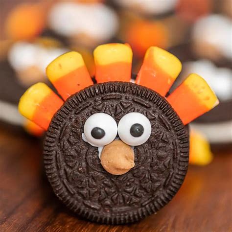 Turkey Cookies (& VIDEO!) - Easy No Bake Oreo Turkey Cookies