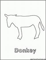 Donkey Coloring Pages Fun And Educational Activity For Kids sketch template