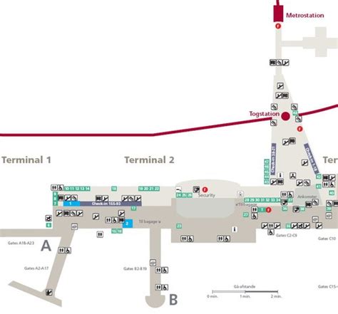 Kastrup Airport Map