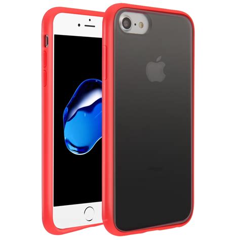 Kaleidio Case For Apple iPhone SE (2020), iPhone 8, iPhone 7 [Frost] Rubberized Hybrid Protector ...