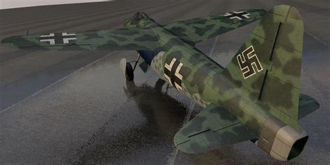 Heinkel He-178 3D Model by ChipBassChaos