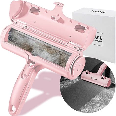 ACE2ACE Pet Hair Remover, Reusable Cat and Dog Hair Remover Roller for Furniture, Couch, Carpet ...