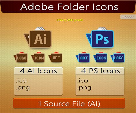 Adobe Folder Icons by Zibonnn on DeviantArt