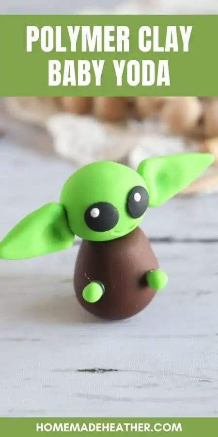 Polymer clay baby yoda craft – Artofit