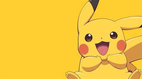 Pikachu Yellow Pokemon Desktop Wallpaper - Pikachu 4K Wallpaper