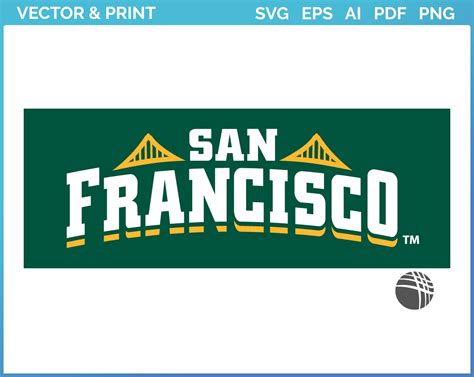 San Francisco Dons - Wordmark Logo (2012) - College Sports Embroidery Logo in 4 sizes & 8 ...