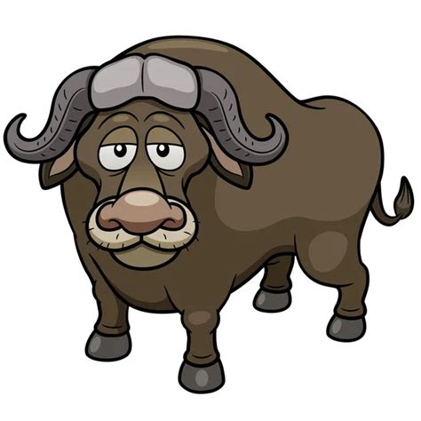 Buffalo cartoon Vector Art Stock Images | Depositphotos