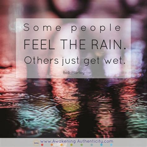 Weeks ago I got caught in a nighttime downpour unprepared. Drenched & displeased, this quote ...