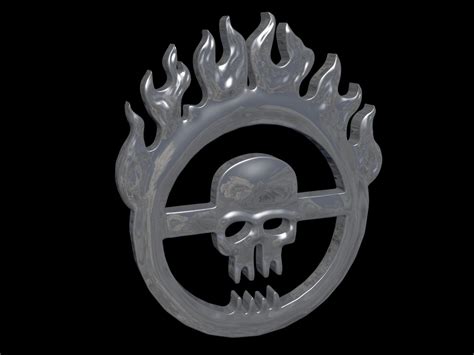 STL file Mad Max Fury Road logo 🪞・Design to download and 3D print・Cults