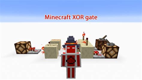 Minecraft XOR-Gate Tutorial | DerRotstein - YouTube