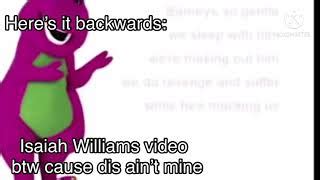 Evil barney song backwards lyrics - lsapit