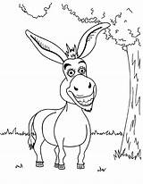 Dibujos De Burro para colorear E Imprimir– ColoringOnlyCom sketch template