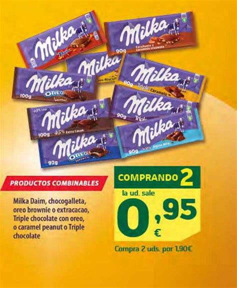 Oferta Milka Daim Chocogalleta Oreo Brownie O Extracacao, Triple Chocolate Con Oreo, O Caramel ...