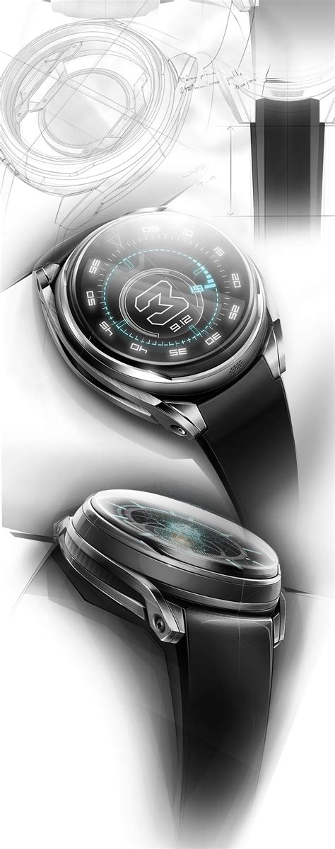 A.D.E. Holographic watch n°1 :: Behance