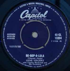 Gene Vincent - Be-Bop-A-Lula (1962, Vinyl) | Discogs